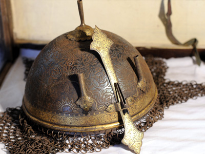 Maharaja Sansar Chandra's head armor